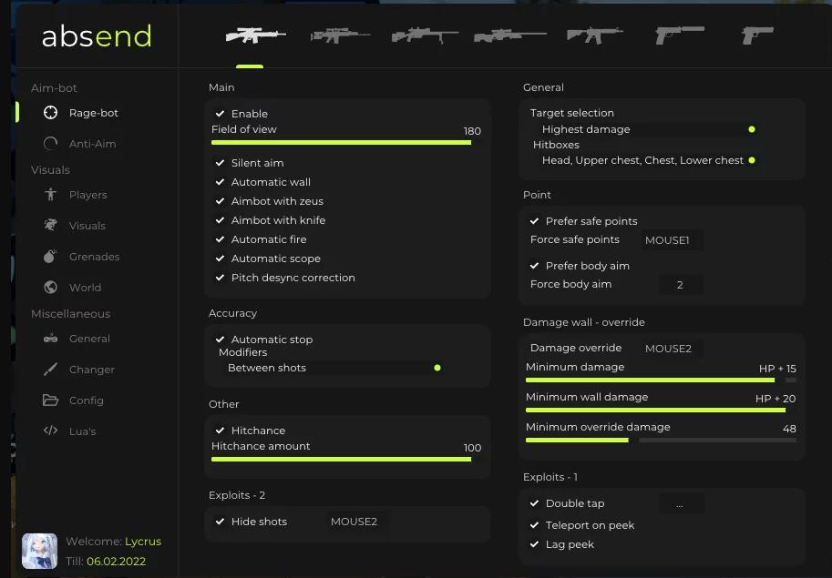 CSGO-Absend超强国外免费DLL暴力摇头反自瞄